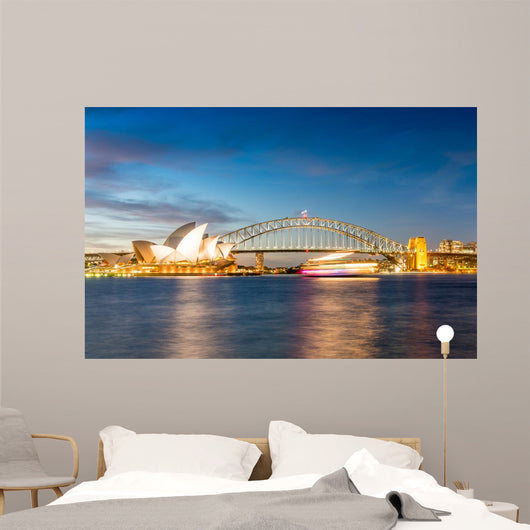 Beautiful Sydney Skyline Wall Mural
