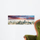 Magnificence of Melbourne skyline. City panoramic view at sunset Wall Mural