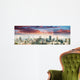 Magnificence of Melbourne skyline. City panoramic view at sunset Wall Mural
