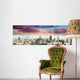 Magnificence of Melbourne skyline. City panoramic view at sunset Wall Mural