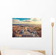 Saint Peter's Square in Vatican and aerial view of Rome Wall Mural