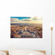 Saint Peter's Square in Vatican and aerial view of Rome Wall Mural