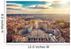 Saint Peter's Square in Vatican and aerial view of Rome Wall Mural