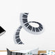 Spiral Piano Keys Wall Decal