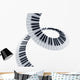 Spiral Piano Keys Wall Decal
