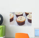 Close up of vanilla cupcake Wall Mural