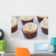 Close up of vanilla cupcake Wall Mural