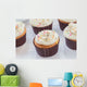 Close up of vanilla cupcake Wall Mural