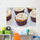 Close up of vanilla cupcake Wall Mural