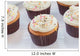 Close up of vanilla cupcake Wall Mural