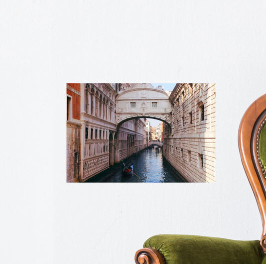In the center of Venice, Bridge of Sighs Wall Mural