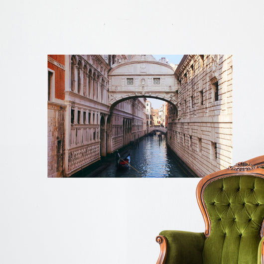 In the center of Venice, Bridge of Sighs Wall Mural