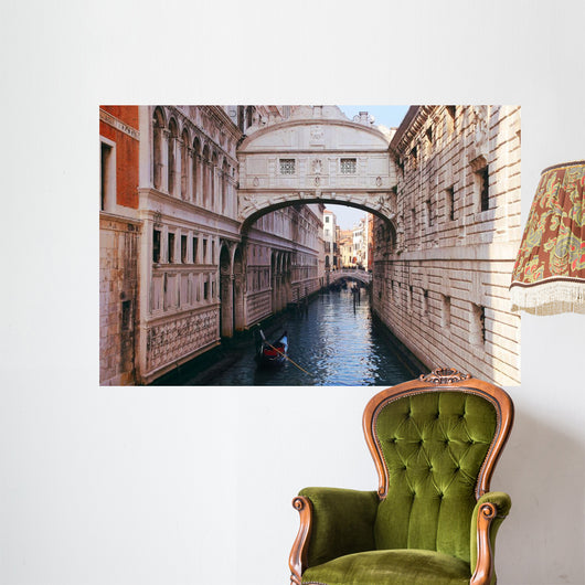 In the center of Venice, Bridge of Sighs Wall Mural