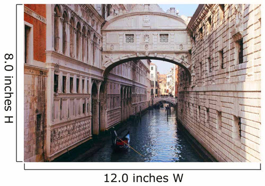 In the center of Venice, Bridge of Sighs Wall Mural