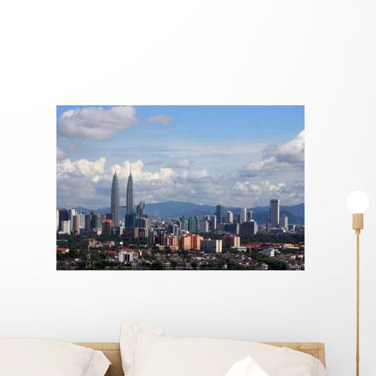 Kuala Lumpur Skyline Wall Decal