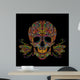 Decorative Color Skull Wall Decal