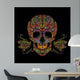 Decorative Color Skull Wall Decal