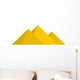 Pyramids of Egypt icon, flat style Wall Decal