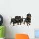 young puppies rottweiler Wall Decal