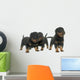 young puppies rottweiler Wall Decal