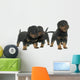 young puppies rottweiler Wall Decal