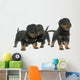 young puppies rottweiler Wall Decal