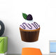 Cupcake icon isolated on a white background. Wall Decal