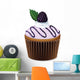 Cupcake icon isolated on a white background. Wall Decal