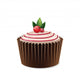 Cupcake icon isolated on a white background. Wall Decal