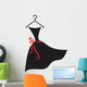 little black dress Wall Decal