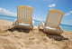 Holiday in the sun - two sunbeds Wall Mural