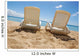 Holiday in the sun - two sunbeds Wall Mural
