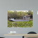 Air-boat in the swamp Wall Mural
