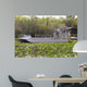 Air-boat in the swamp Wall Mural