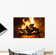 Fireplace and Amber Wall Mural