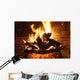 Fireplace and Amber Wall Mural