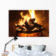 Fireplace and Amber Wall Mural