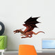 Red Fantasy Dragon Wall Decal