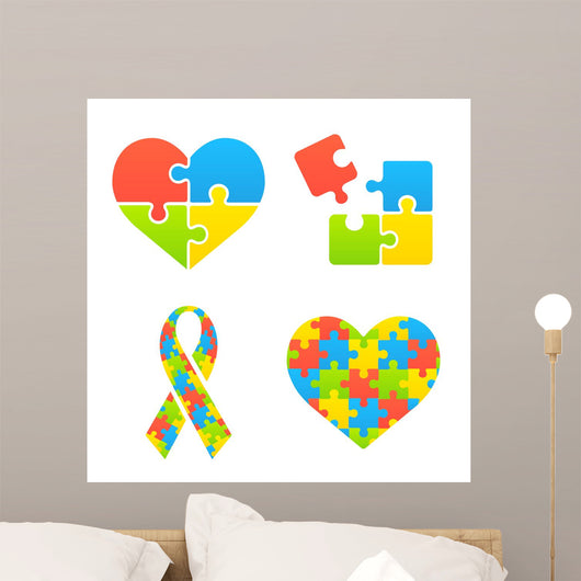 Autism Awareness Symbols Wall Decal