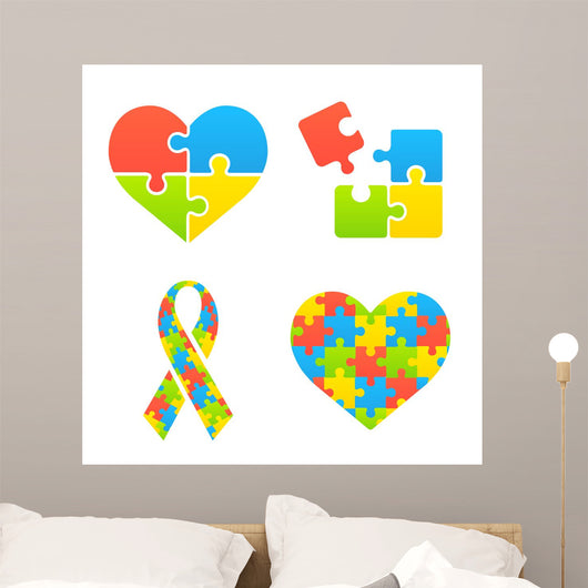 Autism Awareness Symbols Wall Decal