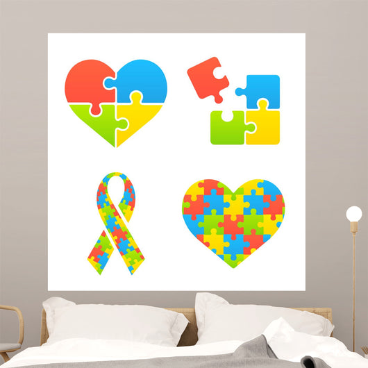 Autism Awareness Symbols Wall Decal