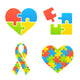 Autism Awareness Symbols Wall Decal