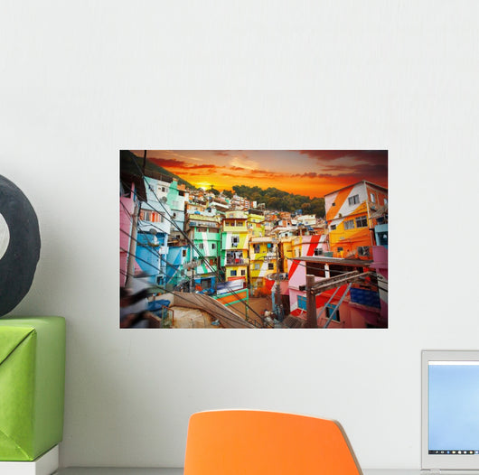 Rio Janeiro Downtown Wall Decal