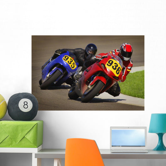 Speed Bike Race Wall Decal
