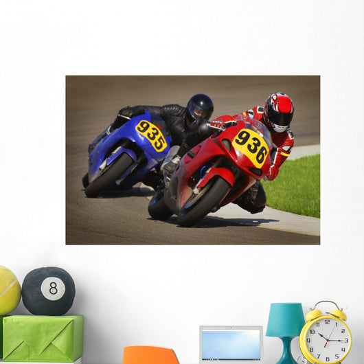 Speed Bike Race Wall Decal
