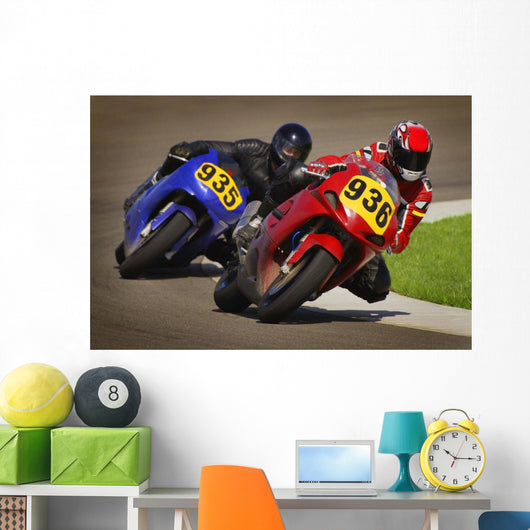 Speed Bike Race Wall Decal