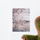 Cherry blossoms in bloom by the Washington Monument Wall Mural