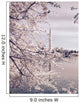 Cherry blossoms in bloom by the Washington Monument Wall Mural