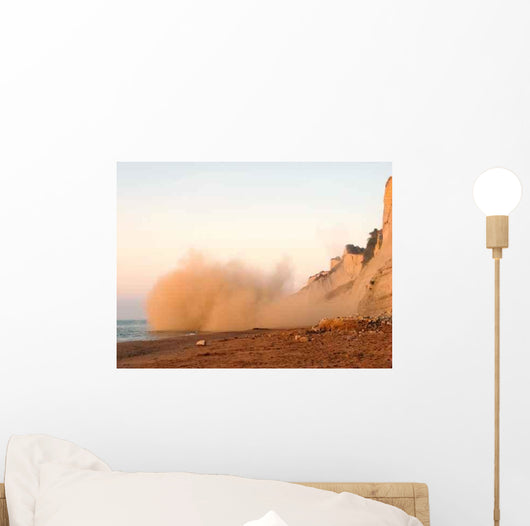 Earthquake Landslide Wall Decal