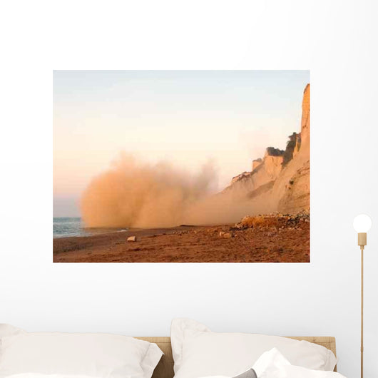 Earthquake Landslide Wall Decal